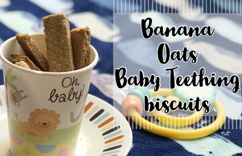 Banana hot sale teething cookies